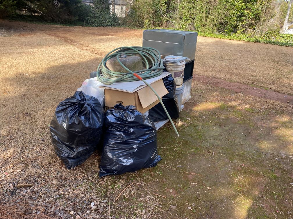 Backyard Junk Removal Before - Residential Junk Removal - ExcessJunk